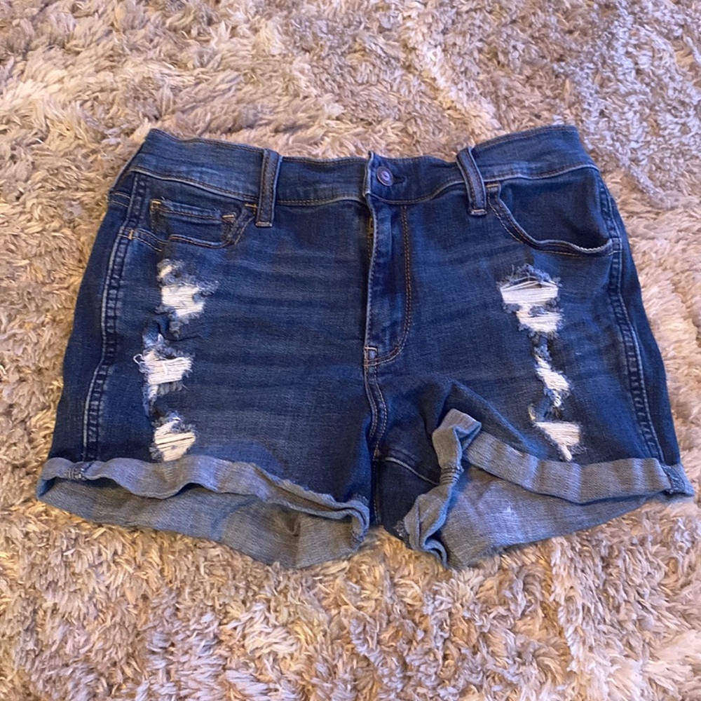 hollister jean shorts